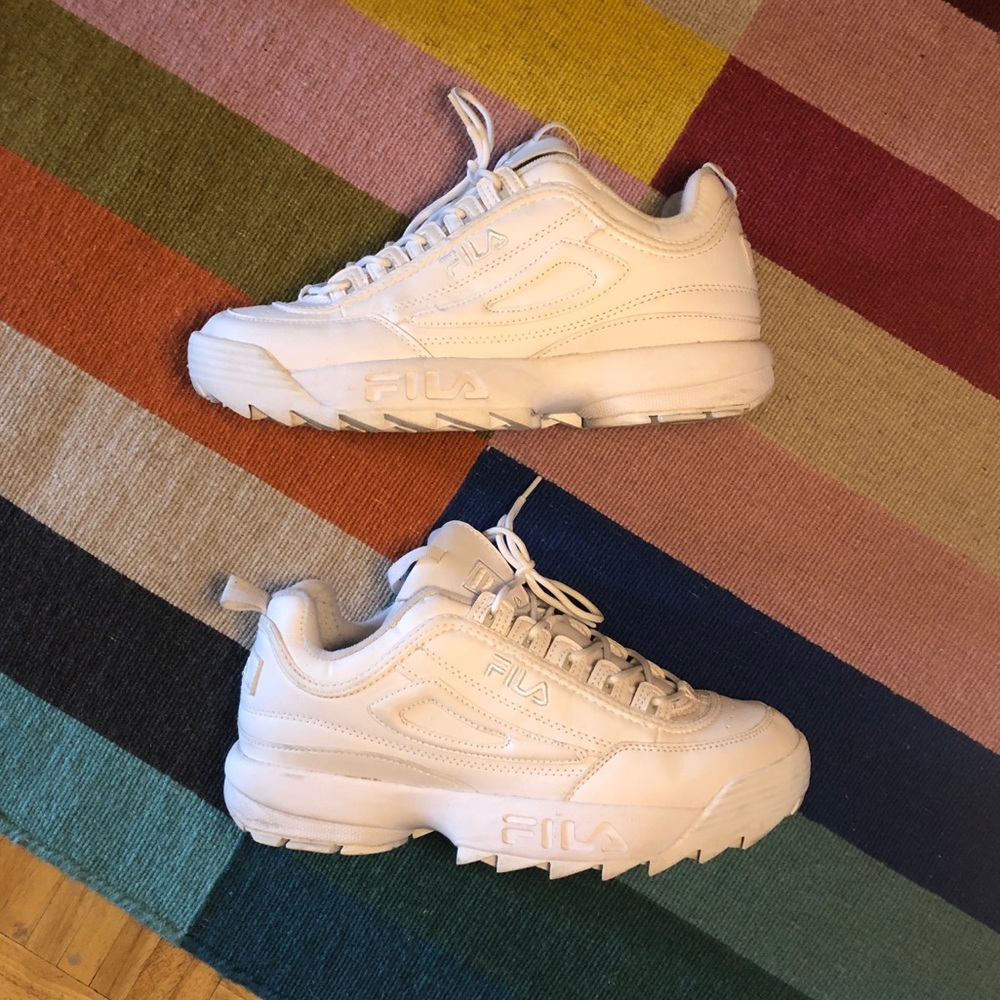 Fila Men’s Disruptor in all white